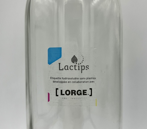 Etiquette 100% hydrosoluble / 100% water soluble label