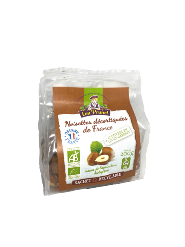 Noisette bio décortiquée origine France / Organic hazelnut from France