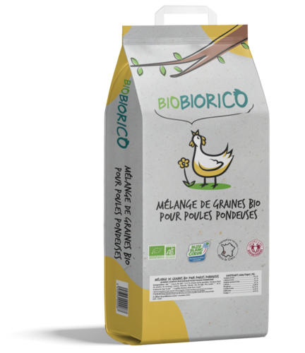 Mélange de graines bio pour poules pondeuses