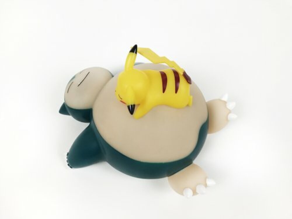 Figurine lumineuse Ronflex et Pikachu 25 cm