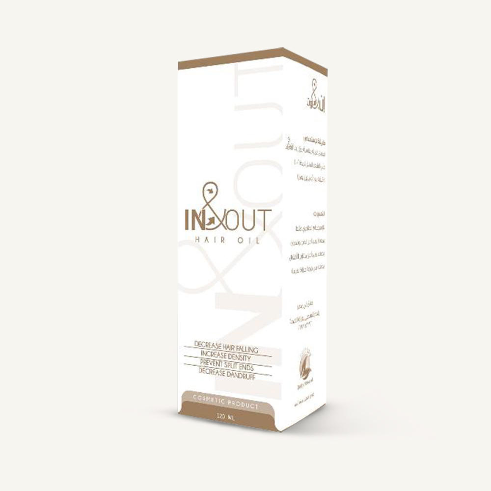 IN &OUT hair oil
