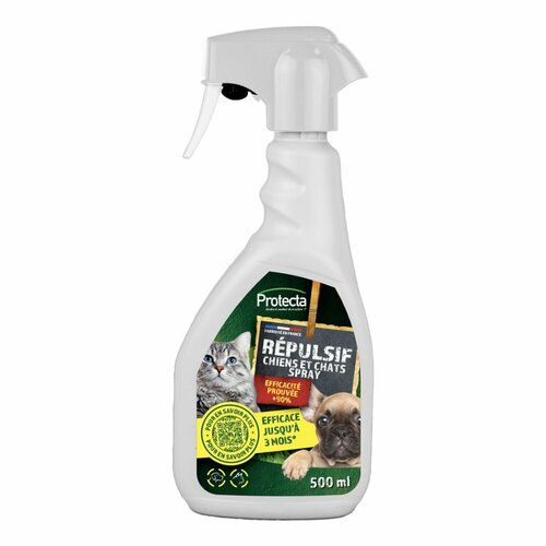 Répulsif chiens et chats Spray prêt à l’emploi 500ml