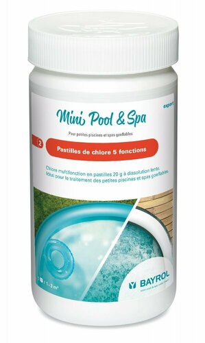 Pastilles de chlore 5 fonctions (gamme Mini Pool&Spa)