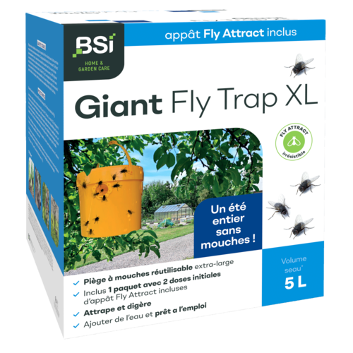 GIANT FLY TRAP XL AVEC ATTRACTIF MOUCHES