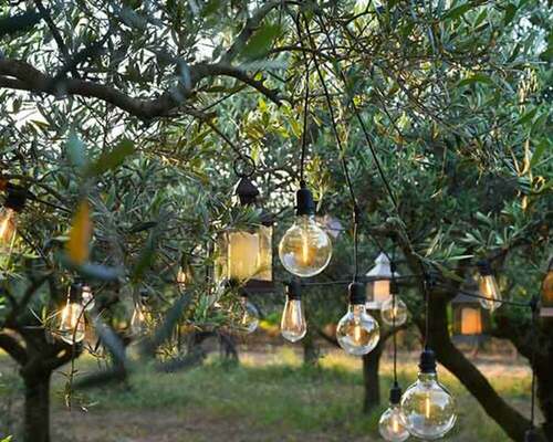 G706W - STALACTITE FETE LED 8 AMPOULES
