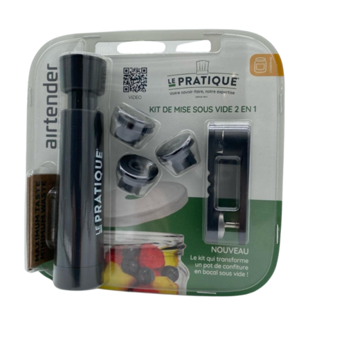 Kit de mise sous vide 2 en 1 Le Pratique X Airtender
