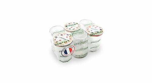 6 Pots de confiture 385 ml Le Pratique