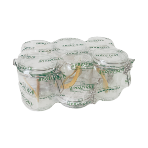 6 bocaux 500 ml Le Pratique