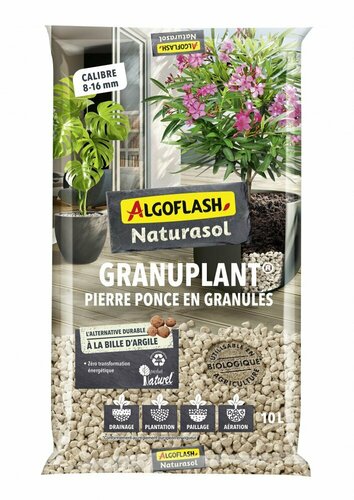 GRANUPLANT Pierre ponce en granulés Algoflash Naturasol