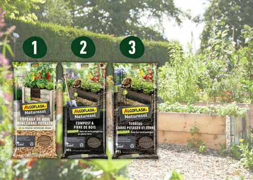 Concept Carré Potager Algoflash Naturasol