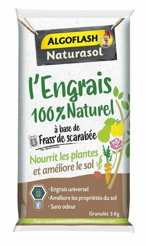 Engrais Naturel à base de Frass Algoflash Naturasol