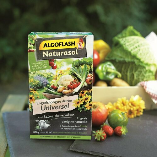 Engrais universel laine de mouton Algoflash Naturasol