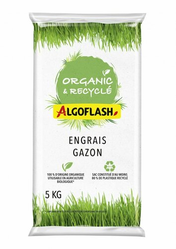 Engrais Gazon organique Organic & Recyclé Algoflash