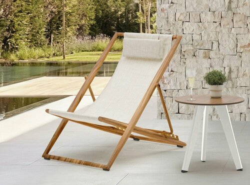 Chilienne de jardin pliante GALDANA - WOOD