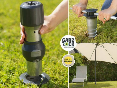PIED POUR PARASOL DROIT à clipser dans la base d’ancrage