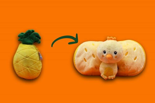 Peluche Nugget ananas-poussin - Flipetz