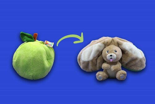 Peluche Crocket pomme-chien - Flipetz