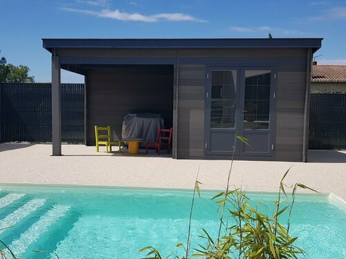 Abri jardin alu & composite 3x3m - 6x3m