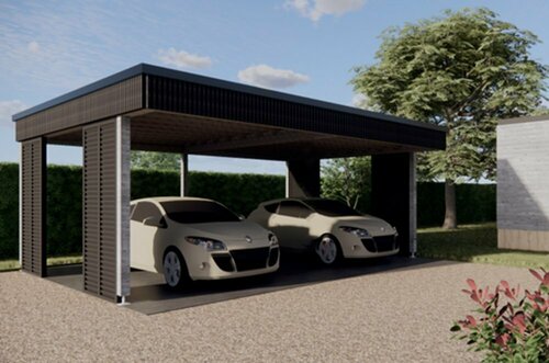 NOUVEAU : CARPORT BOIS 1 ou 2 places fabriqué en France