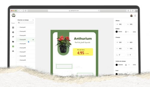 Plant'print: La création d'affiches pour jardineries
