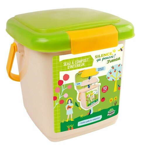 Seau à compost Enfants Silence Ça Pousse-Planète Plante