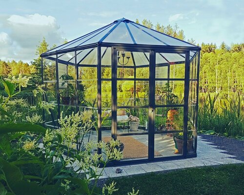 Serre hexagonale Oasis 8.6m²
