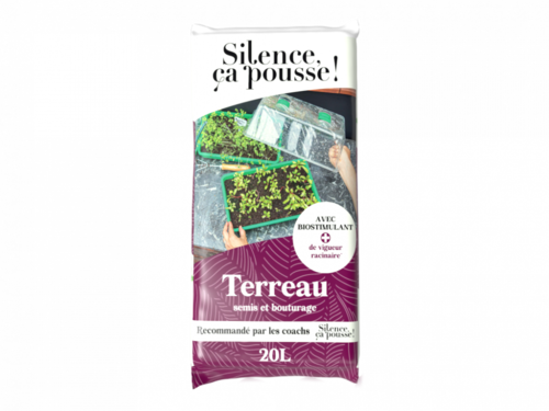 Silence ça pousse! Terreau semis et bouturage 20 litres