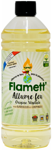 Allume Feu liquide végétal 1L - Flamett'