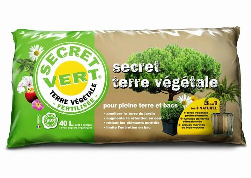SECRET TERRE VÉGÉTALE 40L UAB
