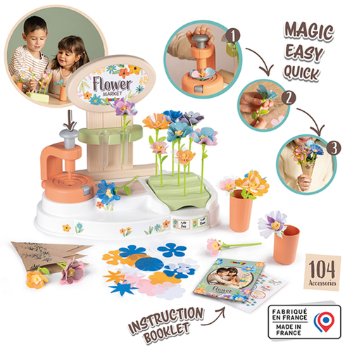 Smoby Crea Marché Aux Fleurs