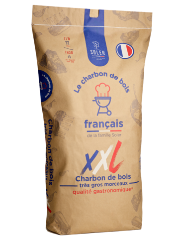Le Charbon de bois Français XXL très gros morceaux
