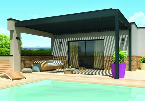 Pergola bioclimatique KOKOON 3 Fabrication Française