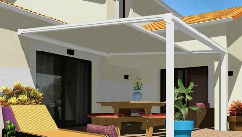 Pergola toile HARMONIE Fabrication européenne
