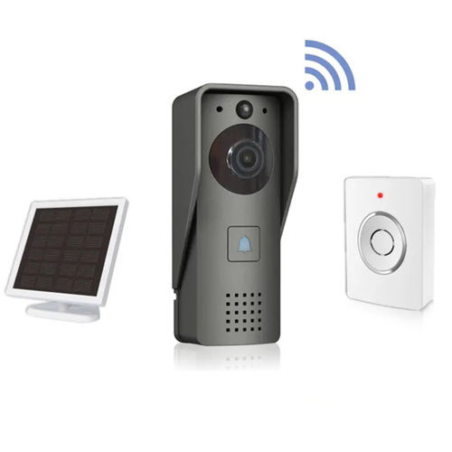Portier vidéo connecté solaire rechargeable