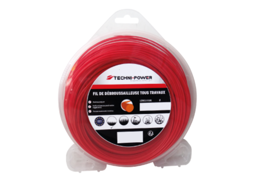 FIL DE DEBROUSSAILLEUSE ROND Ø 1,6 MM / 15M TECHNI-POWER