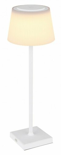 Lampe à poser nomade métal blanc mat, GREGOIR ref. 58434W