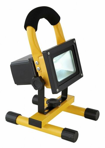 Projecteur extérieur fonte d’aluminium jaune, BEE ref. 34209