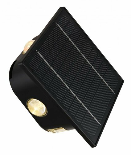 Applique solaire PVC noir, SOLAR ref. 36494