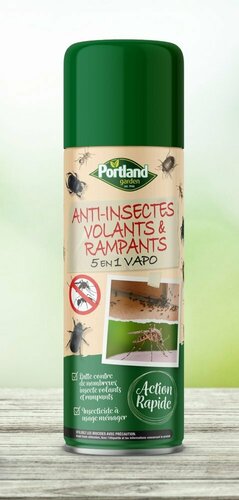 AEROSOL ANTI-INSECTES VOLANTS & RAMPANTS 5 EN 1