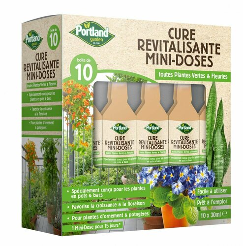 CURE REVITALISANTE MINI-DOSES PLANTES VERTES & FLEURIES