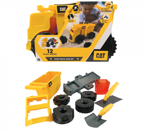 CAT - Mini Crew 18 cm Pack de 3 Véhicules