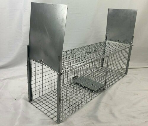 CAGE A FAUVE 100x30x30cm 2 ENTREES