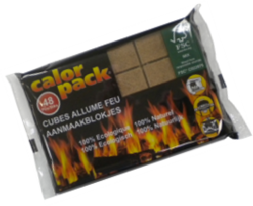 ALLUME FEU BRUNS  CALORPACK 12MM - 48 PIECES