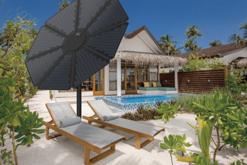 BORNE  SOLAIRE ÉCLAIRANTE H70 aluminium