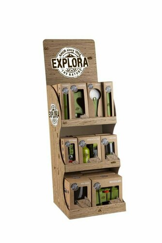 Gamme EXPLORA - Display complet - Fabriqué en Italie