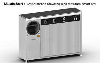 MagicSort: Intelligent recycling system for identification and sorting of municipal recyclables