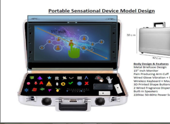 Sensory re-education device for patients with sensory disorders