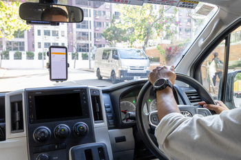 AI driving behaviour for delivery fleet