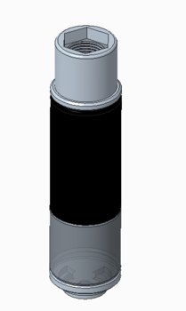 Rubber expansion anchor bolt