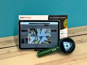 HairCoSys: AI-powered system for determining hair thickness and counting follicles using trichoscopy images